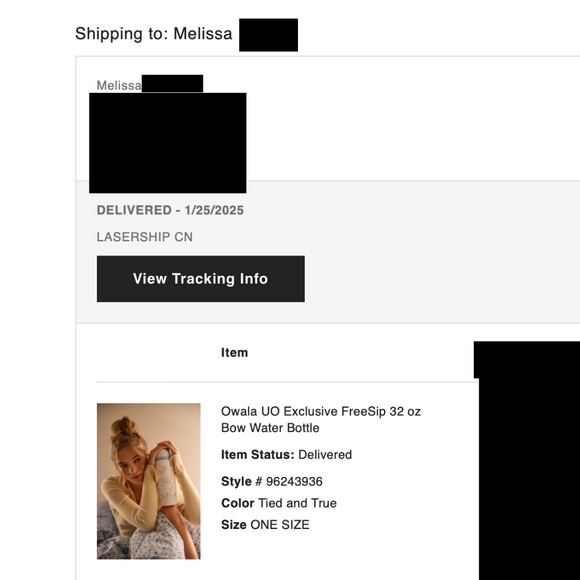 NWTO Owala UO Exclusive bow 32oz - Picture 8 of 8